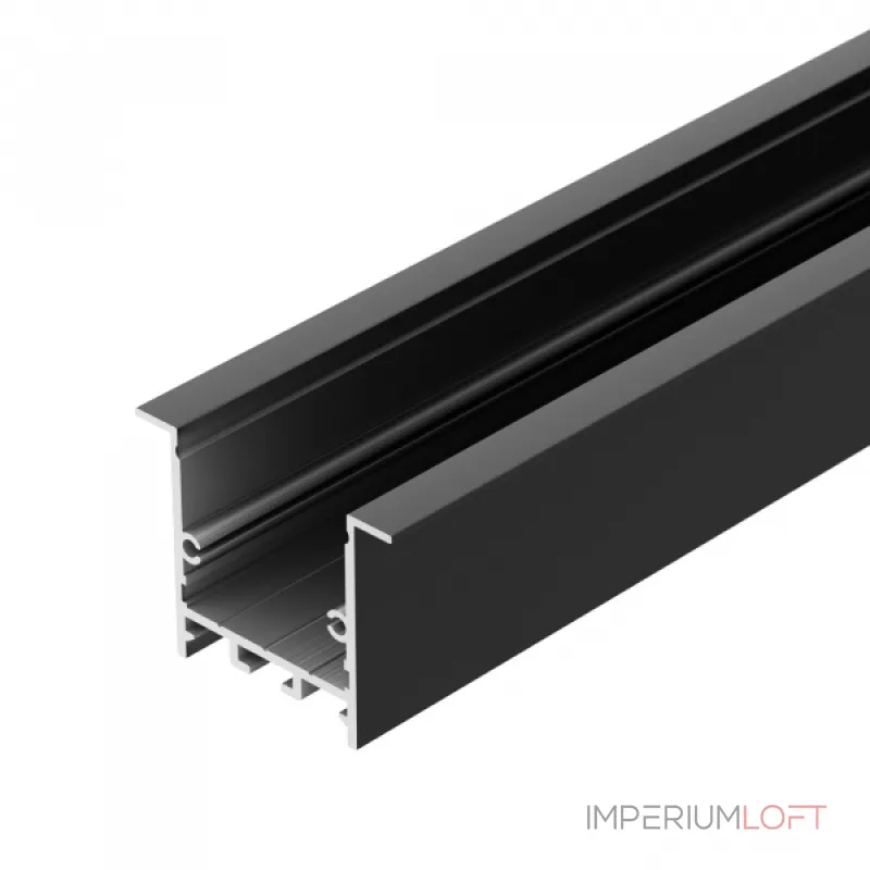 Arlight Профиль SL-LINIA49S-F-2000 ANOD BLACK Алюминий 039389 от ImperiumLoft