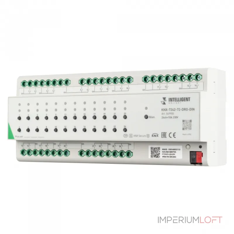 Arlight INTELLIGENT Релейный модуль KNX-7242-72-DRO-DIN Grey BUS 24x10A IARL IP20 049900 от ImperiumLoft Arlight INTELLIGENT Релейный модуль KNX-7242-72-DRO-DIN Grey BUS 24x10A IARL IP20 049900 от ImperiumLoft