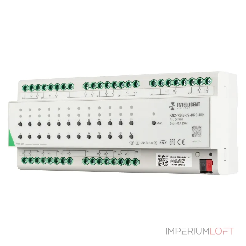 Arlight INTELLIGENT Релейный модуль KNX-7242-72-DRO-DIN Grey BUS 24x10A IARL IP20 049900 от ImperiumLoft Arlight INTELLIGENT Релейный модуль KNX-7242-72-DRO-DIN Grey BUS 24x10A IARL IP20 049900 от ImperiumLoft