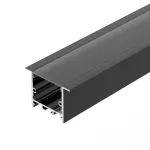 Arlight Профиль SL-LINIA49S-F-2000 ANOD BLACK Алюминий 039389 от ImperiumLoft
