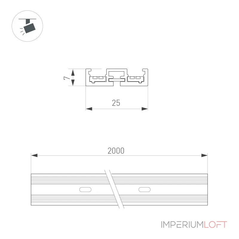 Трек MAG-VIBE-TRACK-257-2000 WH-BK Arlight IP20 053254 от ImperiumLoft Трек MAG-VIBE-TRACK-257-2000 WH-BK Arlight IP20 053254 от ImperiumLoft