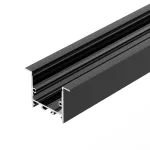 Arlight Профиль SL-LINIA49S-F-2000 ANOD BLACK Алюминий 039389 от ImperiumLoft