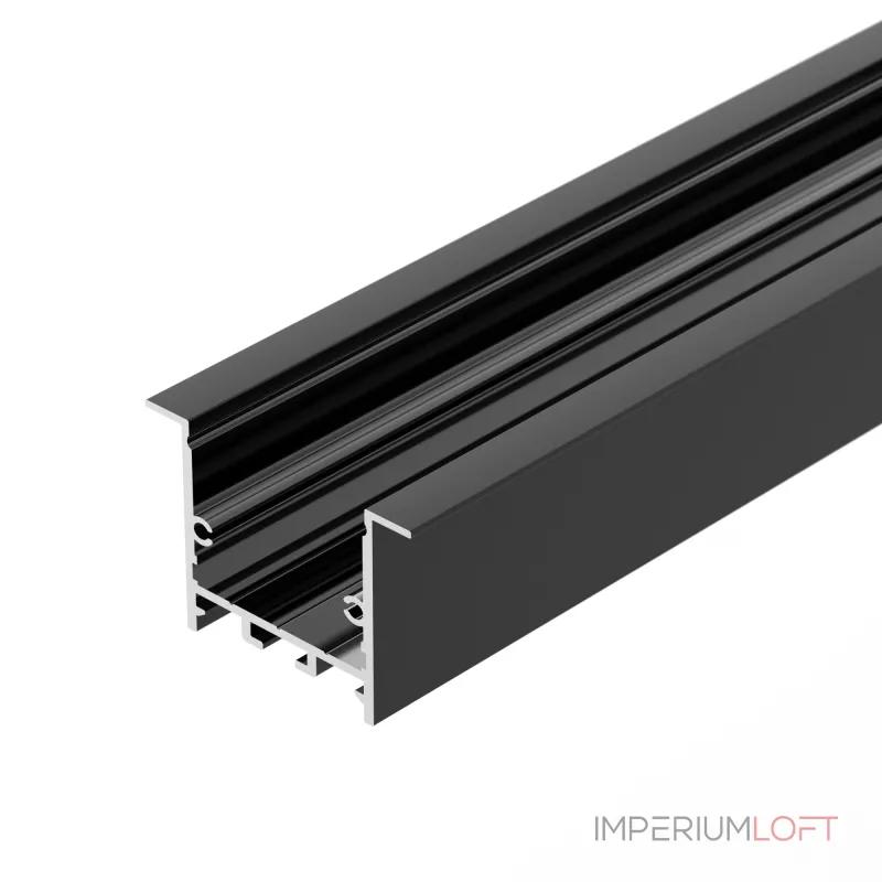 Arlight Профиль SL-LINIA49S-F-2000 ANOD BLACK Алюминий 039389 от ImperiumLoft