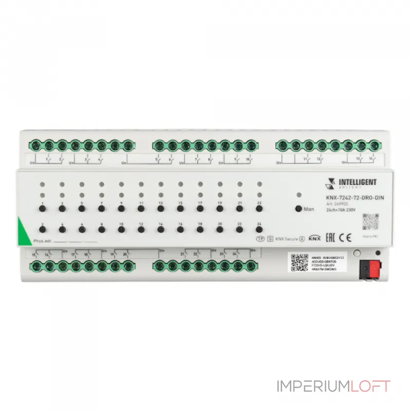 Arlight INTELLIGENT Релейный модуль KNX-7242-72-DRO-DIN Grey BUS 24x10A IARL IP20 049900 от ImperiumLoft Arlight INTELLIGENT Релейный модуль KNX-7242-72-DRO-DIN Grey BUS 24x10A IARL IP20 049900 от ImperiumLoft