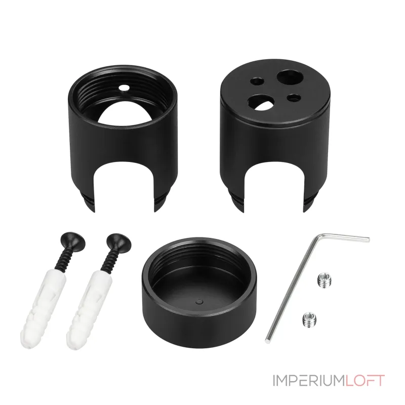 Arlight Крепление MOONLIGHT-CYL-D18-DUO-BLACK Металл 047340 от ImperiumLoft