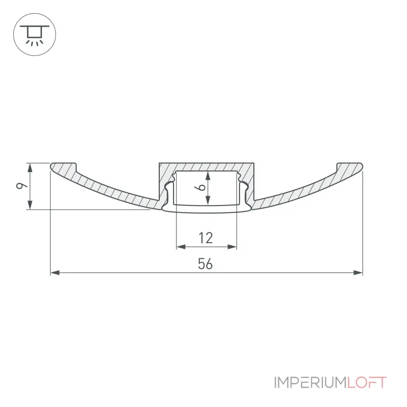 Arlight Профиль ARH-FLAT-2000 ANOD Алюминий 016149 от ImperiumLoft Arlight Профиль ARH-FLAT-2000 ANOD Алюминий 016149 от ImperiumLoft