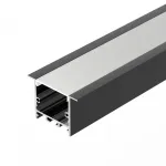 Arlight Профиль SL-LINIA49S-F-2000 ANOD BLACK Алюминий 039389 от ImperiumLoft