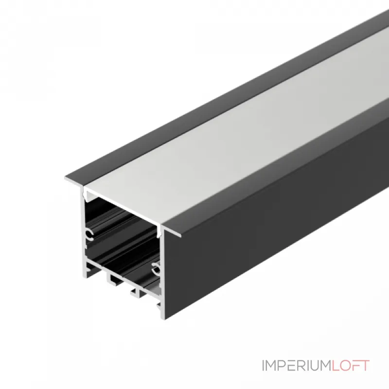 Arlight Профиль SL-LINIA49S-F-2000 ANOD BLACK Алюминий 039389 от ImperiumLoft