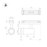 Светильник MAG-VIBE-SPOT-ZOOM-R47-10Вт Warm3000 BK 20-55 deg 48В Arlight IP20 044483 от ImperiumLoft