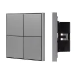 Arlight INTELLIGENT ARLIGHT Кнопочная панель KNX-304-23-IN Grey BUS Frame IARL IP20 038402 от ImperiumLoft