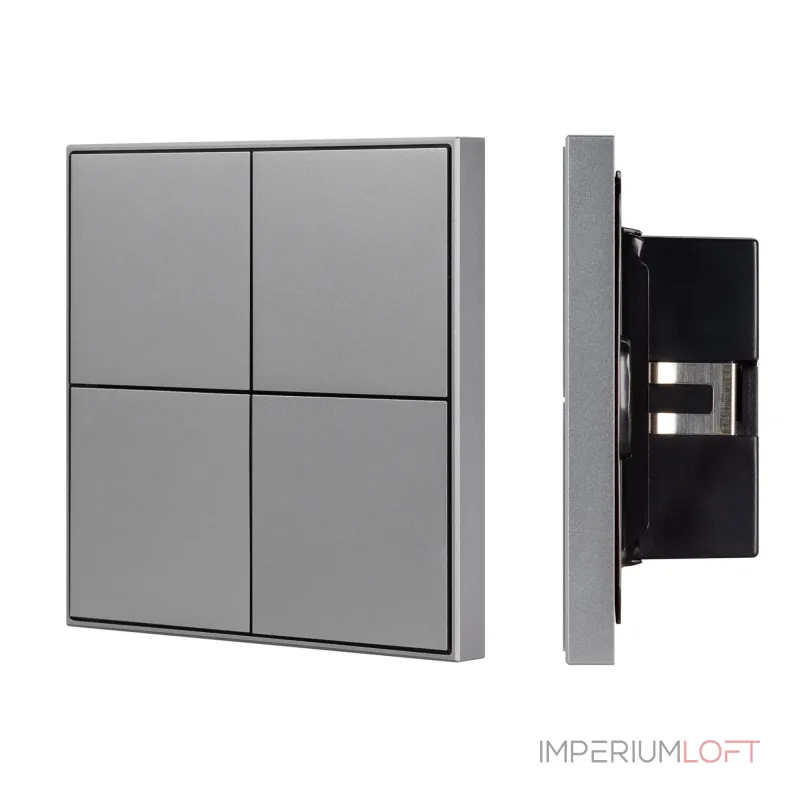 Arlight INTELLIGENT ARLIGHT Кнопочная панель KNX-304-23-IN Grey BUS Frame IARL IP20 038402 от ImperiumLoft Arlight INTELLIGENT ARLIGHT Кнопочная панель KNX-304-23-IN Grey BUS Frame IARL IP20 038402 от ImperiumLoft