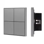 Arlight INTELLIGENT ARLIGHT Кнопочная панель KNX-304-23-IN Grey BUS Frame IARL IP20 038402 от ImperiumLoft
