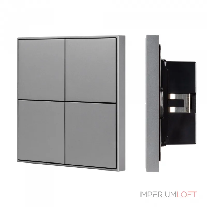 Arlight INTELLIGENT ARLIGHT Кнопочная панель KNX-304-23-IN Grey BUS Frame IARL IP20 038402 от ImperiumLoft Arlight INTELLIGENT ARLIGHT Кнопочная панель KNX-304-23-IN Grey BUS Frame IARL IP20 038402 от ImperiumLoft
