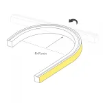 Лента герметичная MOONLIGHT-TOP-GM192-13x12mm 24В RGBW-Day 14.4 В/м IP67 5м Arlight 041483 от ImperiumLoft
