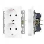 Механизм электрической розетки SCT-MEUD-PL-WH 250В 16A Arlight 043764 от ImperiumLoft