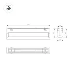 Светильник MAG-VIBE-FLAT-TURN-L305-12Вт Day4000-MIX BK 110 deg 48В DALI Arlight IP20 044441 от ImperiumLoft