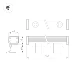 Arlight Линейный прожектор AR-LINE-760-18Вт Warm2700 GR 30 deg 230В IP65 051762 от ImperiumLoft