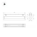 Светильник MAG-VIBE-FLAT-TURN-L305-12Вт Day4000-MIX BK 110 deg 48В DALI Arlight IP20 044441 от ImperiumLoft