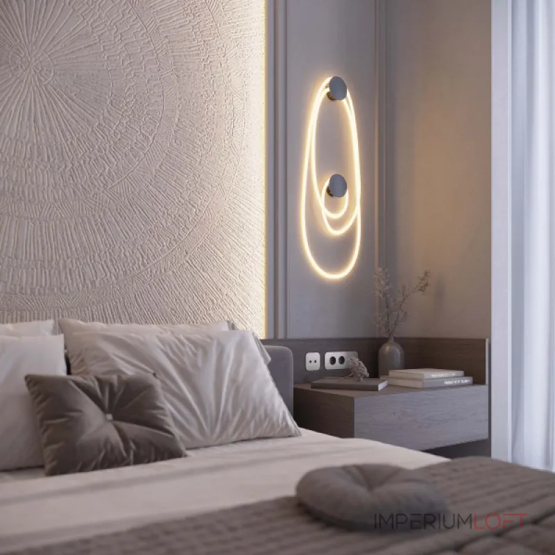 Крепление MOONLIGHT-BASE-ROUND-D13-L Black Arlight Металл 046059 от ImperiumLoft