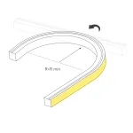 Лента герметичная MOONLIGHT-TOP-GM192-13x12mm 24В RGBW-Day 14.4 В/м IP67 5м Arlight 041483 от ImperiumLoft