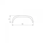 Экран ARH-BENT-W18-2000 BLACK Arlight 041032 от ImperiumLoft