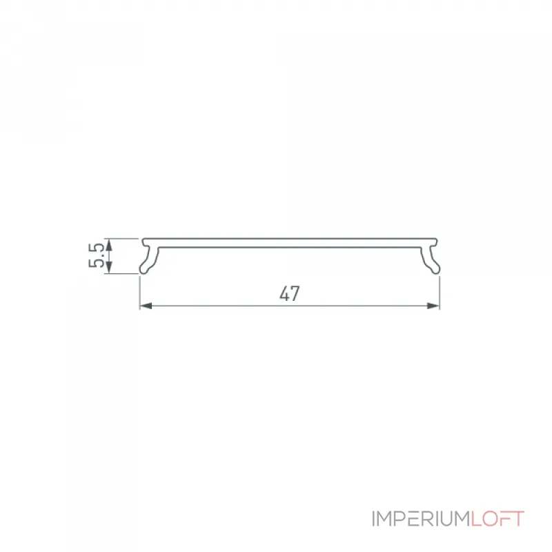 Arlight Экран LINE-5050-DUAL-2000 OPAL 045661 от ImperiumLoft Arlight Экран LINE-5050-DUAL-2000 OPAL 045661 от ImperiumLoft