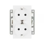 Механизм электрической розетки SCT-MEUD-PL-WH 250В 16A Arlight 043764 от ImperiumLoft