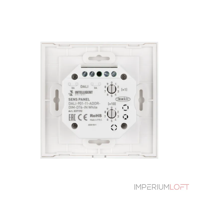 Arlight INTELLIGENT ARLIGHT Сенсорная панель DALI-901-11-ADDR-DIM-DT6-IN White BUS IARL IP20 037192 от ImperiumLoft Arlight INTELLIGENT ARLIGHT Сенсорная панель DALI-901-11-ADDR-DIM-DT6-IN White BUS IARL IP20 037192 от ImperiumLoft