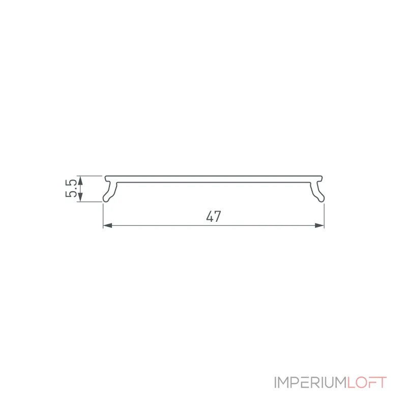 Arlight Экран LINE-5050-DUAL-2000 OPAL 045661 от ImperiumLoft Arlight Экран LINE-5050-DUAL-2000 OPAL 045661 от ImperiumLoft
