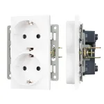 Механизм электрической розетки SCT-MEUD-PL-WH 250В 16A Arlight 043764 от ImperiumLoft