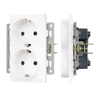 Механизм электрической розетки SCT-MEUD-PL-WH 250В 16A Arlight 043764