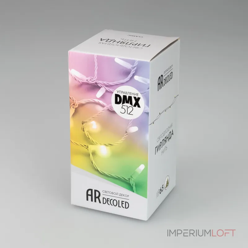 Arlight Светодиодная гирлянда ARD-STRING-CLASSIC-10000-CLEAR-100LED-LIVE RGB-DMX 24В 10Вт Ardecoled IP65 031740 от ImperiumLoft Arlight Светодиодная гирлянда ARD-STRING-CLASSIC-10000-CLEAR-100LED-LIVE RGB-DMX 24В 10Вт Ardecoled IP65 031740 от ImperiumLoft