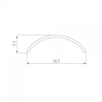 Arlight Экран SL-KANT-H20 ROUND OPAL 049168 от ImperiumLoft