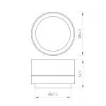 Насадка с изменяемым углом LGD-ZOOMLENS-R85 WH 17-50 deg Arlight Металл 046754 от ImperiumLoft
