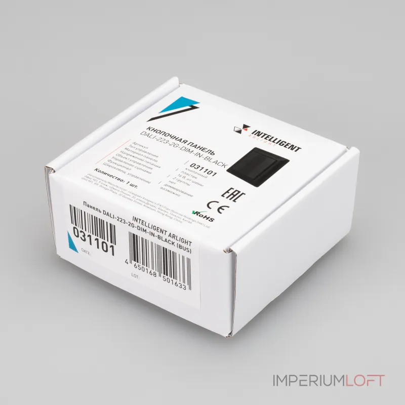 Arlight INTELLIGENT Панель DALI-223-2G-DIM-IN-BLACK BUS INTELLIGENT 031101 от ImperiumLoft