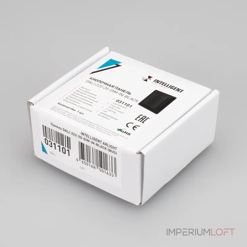 Arlight INTELLIGENT Панель DALI-223-2G-DIM-IN-BLACK BUS INTELLIGENT 031101 от ImperiumLoft