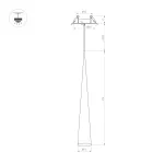 Arlight Светильник SP-STIRIA-L600-R76-5Вт Warm3000 BG 36 deg 230В IP20 054457 от ImperiumLoft