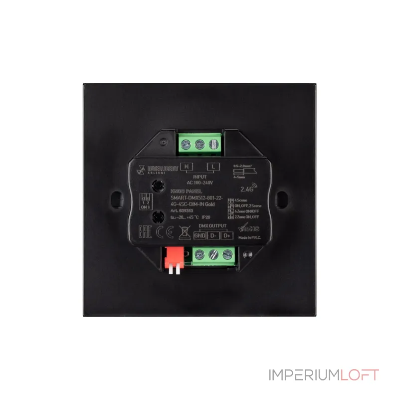 Arlight INTELLIGENT ARLIGHT Кнопочная панель SMART-DMX512-801-22-4G-4SC-DIM-IN Gold 230В 2.4G IARL IP20 039313 от ImperiumLoft Arlight INTELLIGENT ARLIGHT Кнопочная панель SMART-DMX512-801-22-4G-4SC-DIM-IN Gold 230В 2.4G IARL IP20 039313 от ImperiumLoft