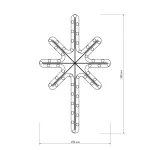 Arlight Фигура ARD-STAR-M2-380x250-36LED Warm 230В 2.5Вт Ardecoled IP65 025313 от ImperiumLoft