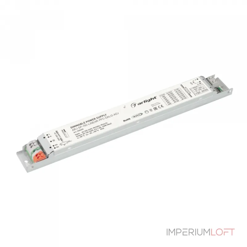 Arlight Блок питания ARJ-SP-150-LINEAR-PFC-DALI2-ADJ 150Вт 120-330В 0.5-1.0A IP20 039603 от ImperiumLoft Arlight Блок питания ARJ-SP-150-LINEAR-PFC-DALI2-ADJ 150Вт 120-330В 0.5-1.0A IP20 039603 от ImperiumLoft