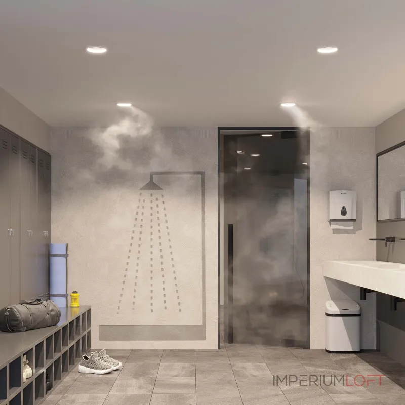 Светильник MS-MIST-BUILT-R105-9Вт Warm3000 WH 110 deg 230В Arlight IP54 041614 от ImperiumLoft