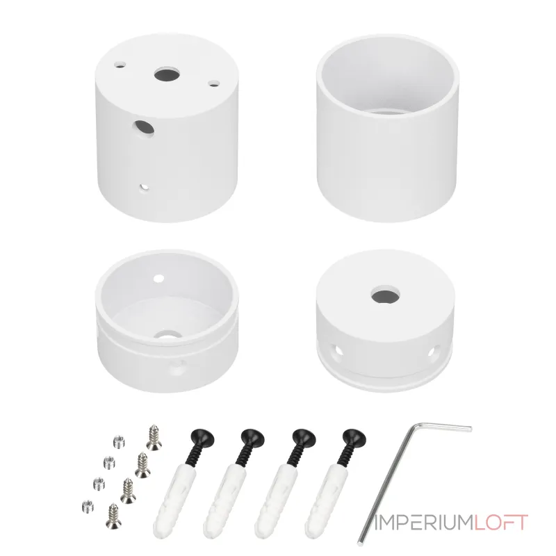 Arlight Крепление MOONLIGHT-VT-CEILING-DL-D40-WHITE Алюминий 047342 от ImperiumLoft Arlight Крепление MOONLIGHT-VT-CEILING-DL-D40-WHITE Алюминий 047342 от ImperiumLoft