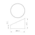 Бленда LGD-HOOD-R85 BK Arlight Металл 046770 от ImperiumLoft