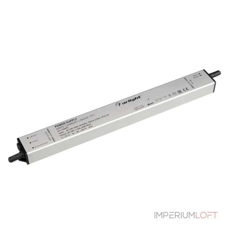 Arlight Блок питания ARPV-LG48060-LINEAR-PFC 48В 1.25A 60Вт IP67 034893 от ImperiumLoft Arlight Блок питания ARPV-LG48060-LINEAR-PFC 48В 1.25A 60Вт IP67 034893 от ImperiumLoft