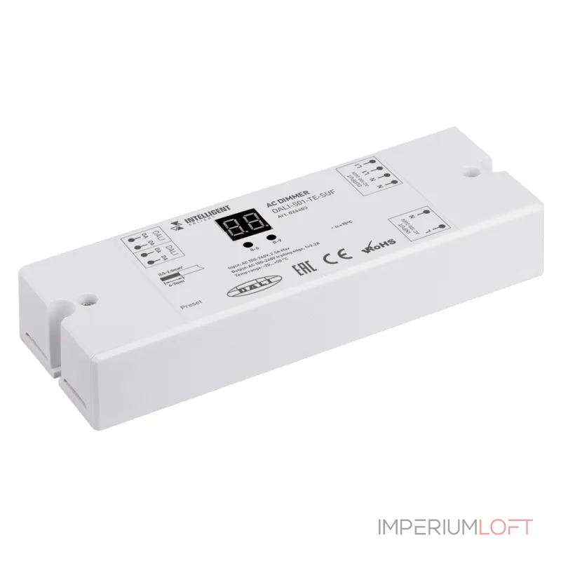 Arlight INTELLIGENT Диммер DALI-501-TE-SUF 230В 2.2A INTELLIGENT 026403 от ImperiumLoft Arlight INTELLIGENT Диммер DALI-501-TE-SUF 230В 2.2A INTELLIGENT 026403 от ImperiumLoft