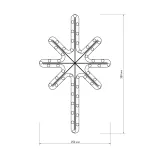Arlight Фигура ARD-STAR-M2-380x250-36LED Warm 230В 2.5Вт Ardecoled IP65 025313 от ImperiumLoft