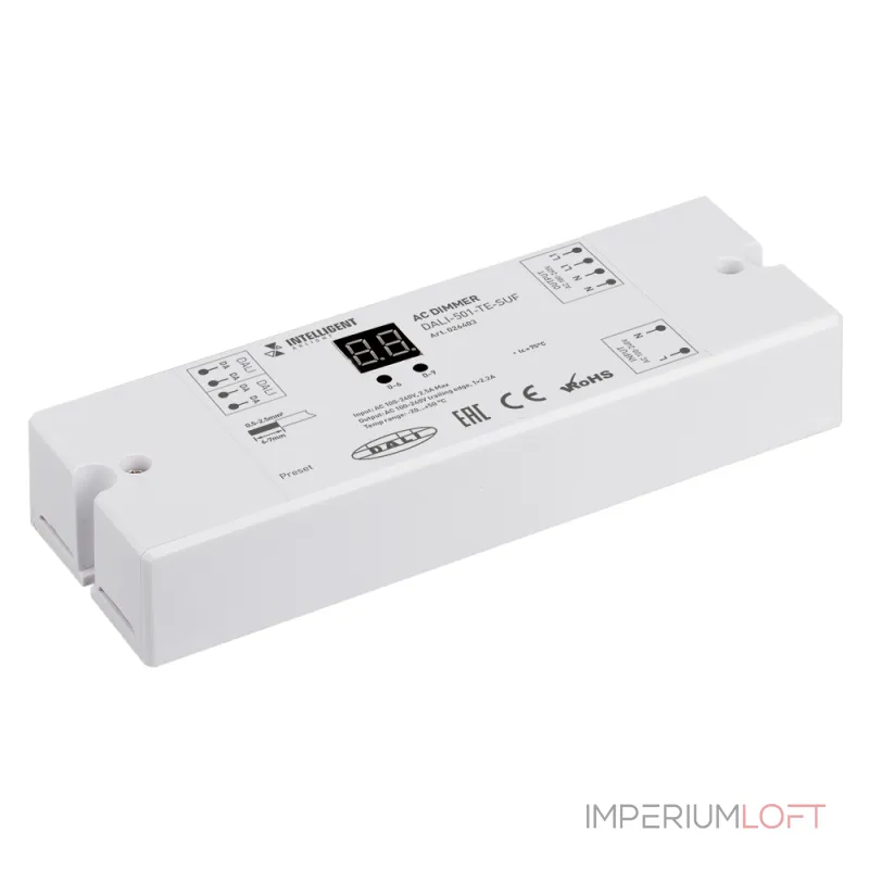 Arlight INTELLIGENT Диммер DALI-501-TE-SUF 230В 2.2A INTELLIGENT 026403 от ImperiumLoft Arlight INTELLIGENT Диммер DALI-501-TE-SUF 230В 2.2A INTELLIGENT 026403 от ImperiumLoft