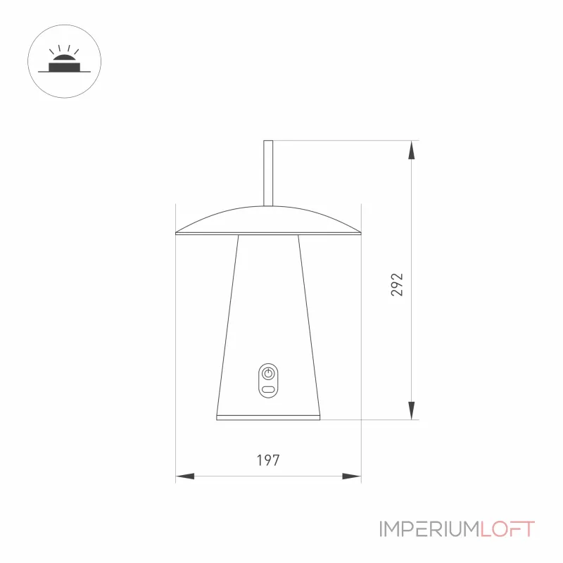 Arlight Светильник SP-PATIO-TAB-2Вт Warm3000 BK 127 deg IP54 043587 от ImperiumLoft Arlight Светильник SP-PATIO-TAB-2Вт Warm3000 BK 127 deg IP54 043587 от ImperiumLoft