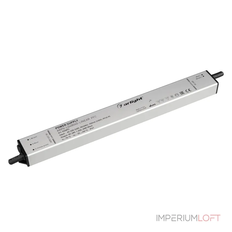 Arlight Блок питания ARPV-LG48060-LINEAR-PFC 48В 1.25A 60Вт IP67 034893 от ImperiumLoft Arlight Блок питания ARPV-LG48060-LINEAR-PFC 48В 1.25A 60Вт IP67 034893 от ImperiumLoft