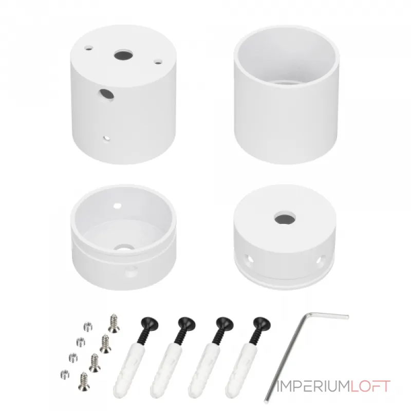 Arlight Крепление MOONLIGHT-VT-CEILING-DL-D40-WHITE Алюминий 047342 от ImperiumLoft Arlight Крепление MOONLIGHT-VT-CEILING-DL-D40-WHITE Алюминий 047342 от ImperiumLoft